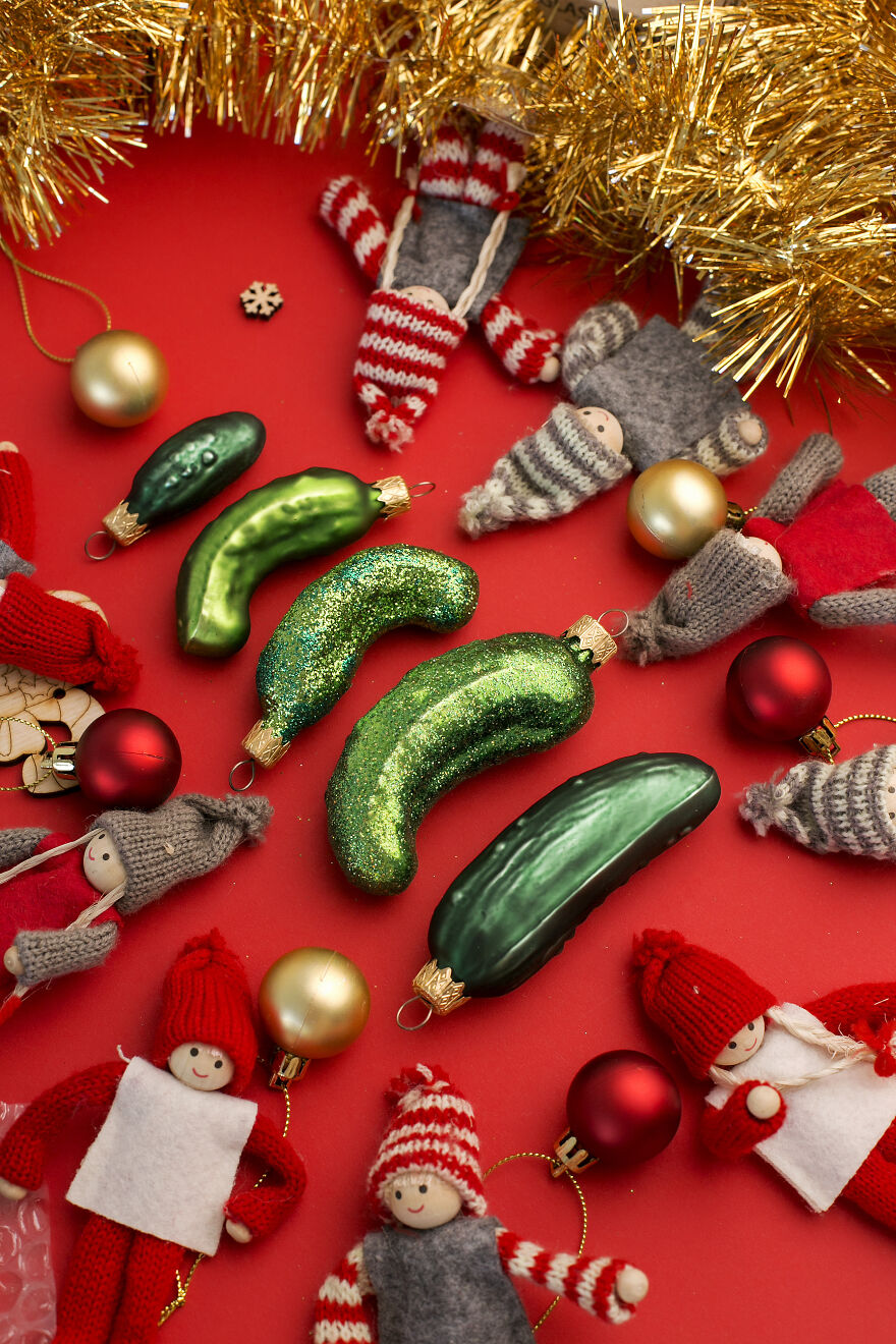 I Made A Handmade Glass Pickle As A Christmas Tree Ornament