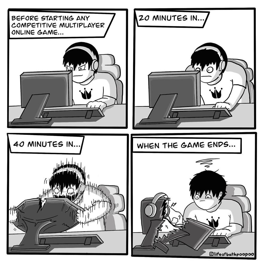 Twisted Endings: 30 New Dark Humor Comics By This Artist