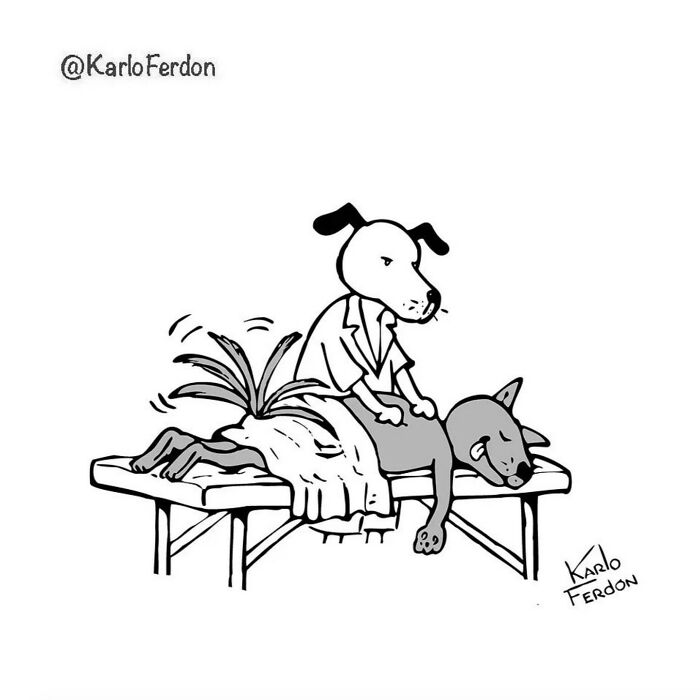 A Wordless Comic Featuring Dogs By Karlo Ferdon