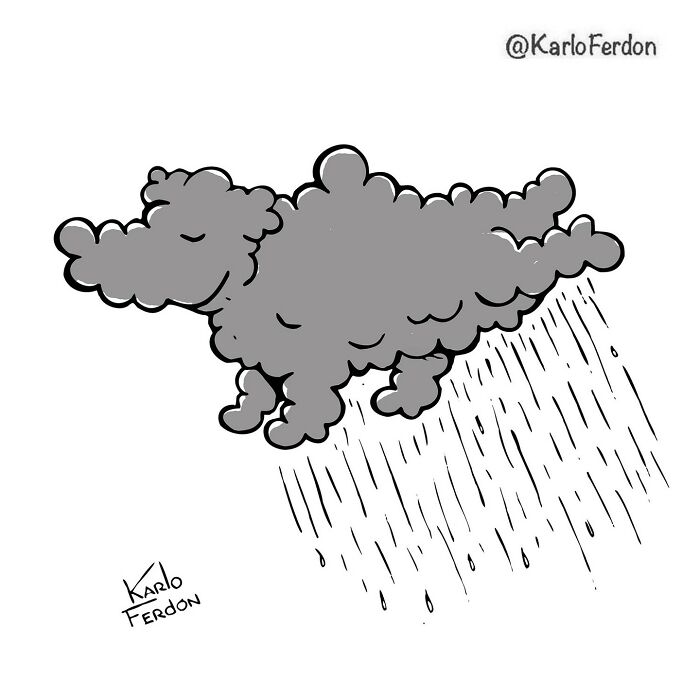 A Wordless Comic Featuring A Dog By Karlo Ferdon