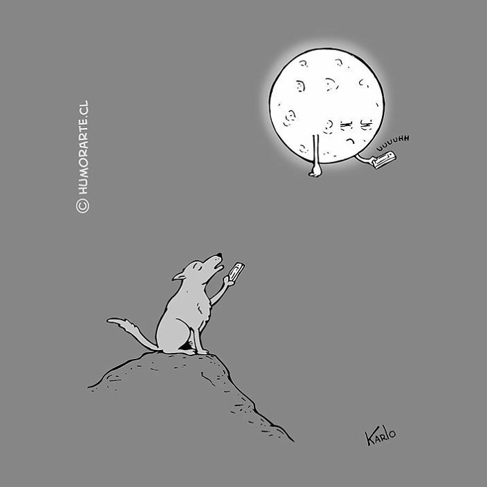 A Wordless Comic Featuring A Dog By Karlo Ferdon