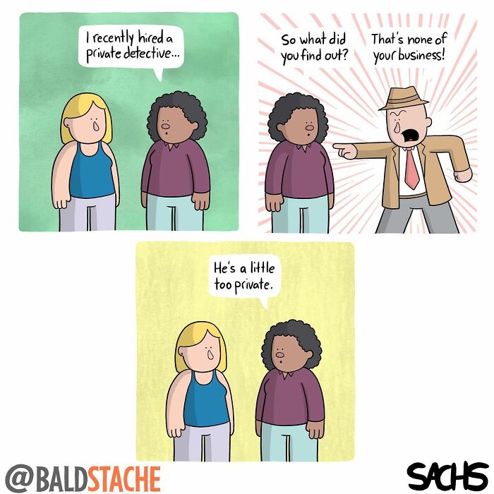 Absurd Comics About Everyday Situations By Cartoonist Josh Sachs (New Pics)