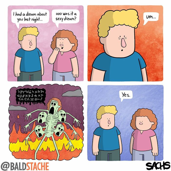 Absurd Comics About Everyday Situations By Cartoonist Josh Sachs (New Pics)