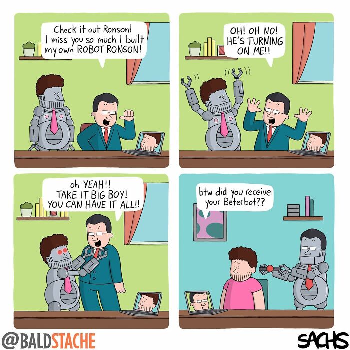 Absurd Comics About Everyday Situations By Cartoonist Josh Sachs (New Pics)