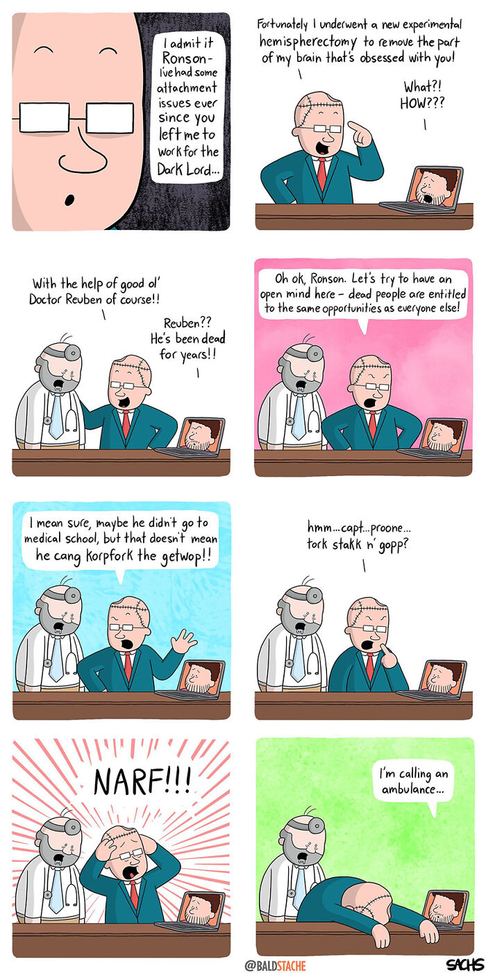 Absurd Comics About Everyday Situations By Cartoonist Josh Sachs (New Pics)