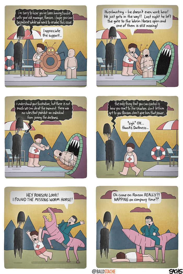 Absurd Comics About Everyday Situations By Cartoonist Josh Sachs (New Pics)