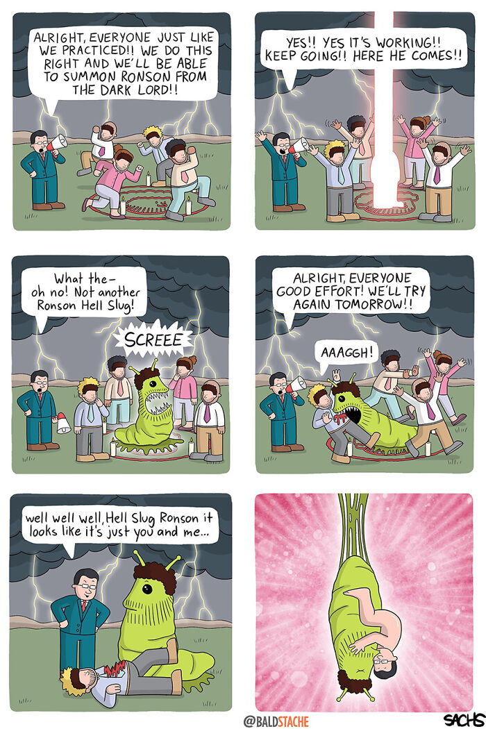 Absurd Comics About Everyday Situations By Cartoonist Josh Sachs (New Pics)