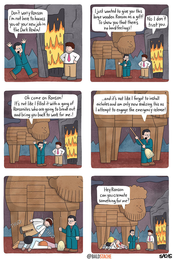 Absurd Comics About Everyday Situations By Cartoonist Josh Sachs (New Pics)