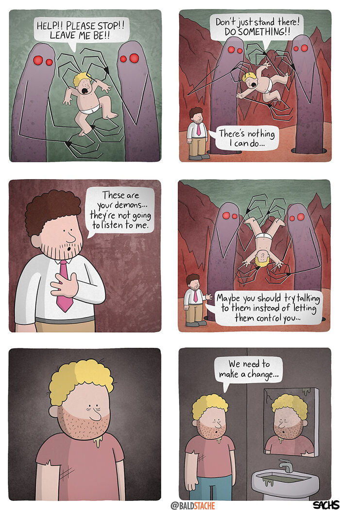 Absurd Comics About Everyday Situations By Cartoonist Josh Sachs (New Pics)