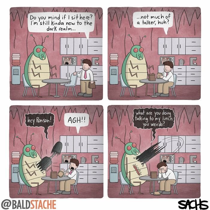 Absurd Comics About Everyday Situations By Cartoonist Josh Sachs (New Pics)