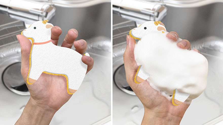 I Came Up With A Goat Sponge That Turns Into A Sheep