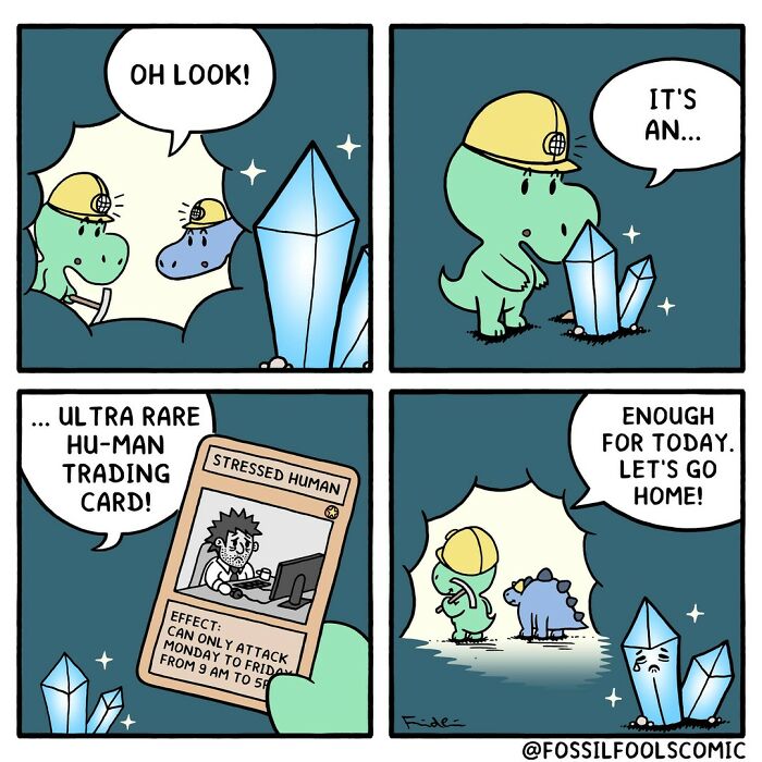 Artist Creates Fun And Adorable Comics Depicting The Life Of Human-Like Dinosaurs (New Pics)