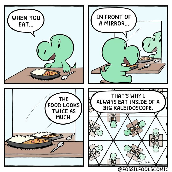 Artist Creates Fun And Adorable Comics Depicting The Life Of Human-Like Dinosaurs (New Pics)