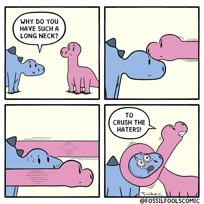 Artist Creates Fun And Adorable Comics Depicting The Life Of Human-Like Dinosaurs (New Pics)