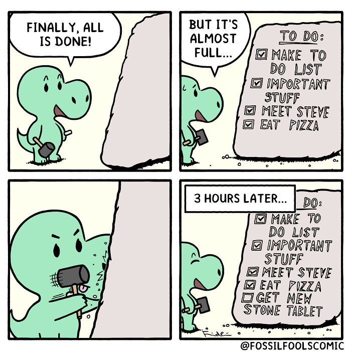 Artist Creates Fun And Adorable Comics Depicting The Life Of Human-Like Dinosaurs (New Pics)