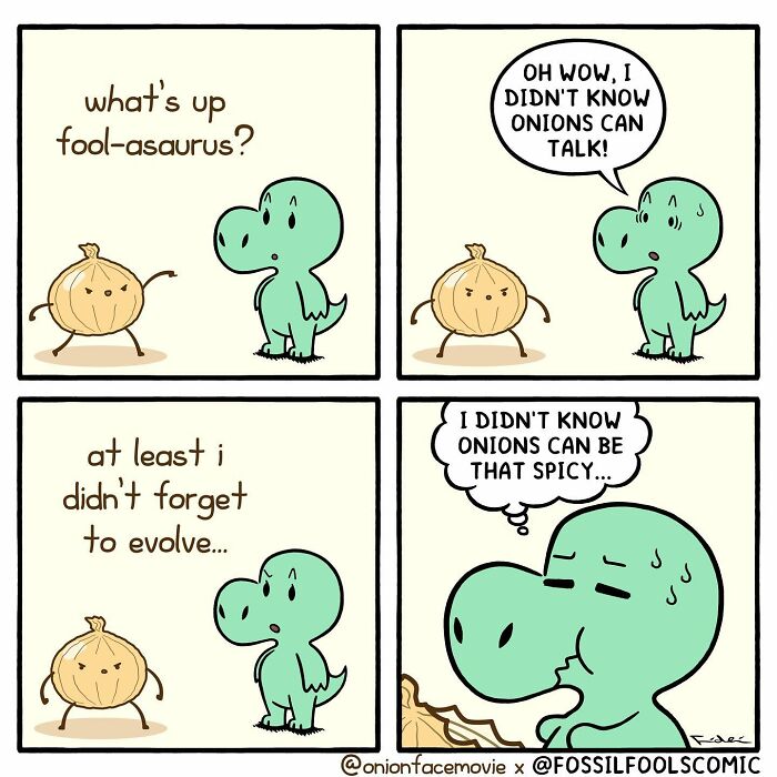 Artist Creates Fun And Adorable Comics Depicting The Life Of Human-Like Dinosaurs (New Pics)