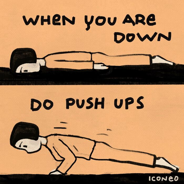 Illustration About Being Down By Iconeo