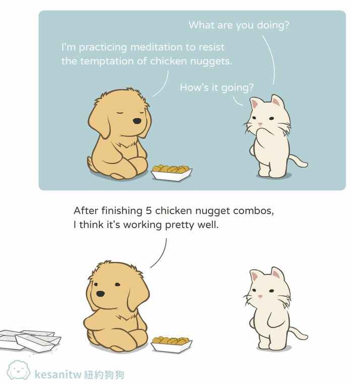 Wholesome Animal Comic By Kesanitw