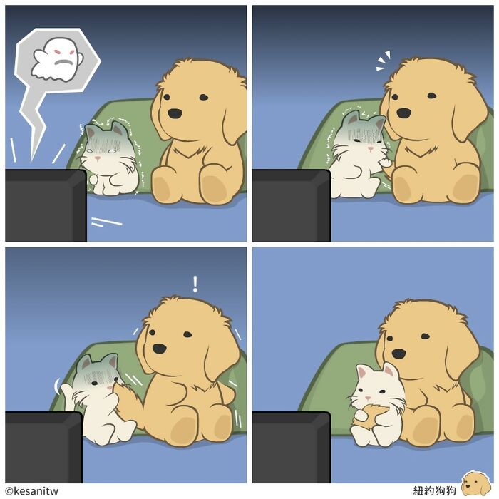 Wholesome Animal Comic By Kesanitw