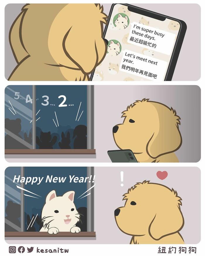 Wholesome Animal Comic By Kesanitw