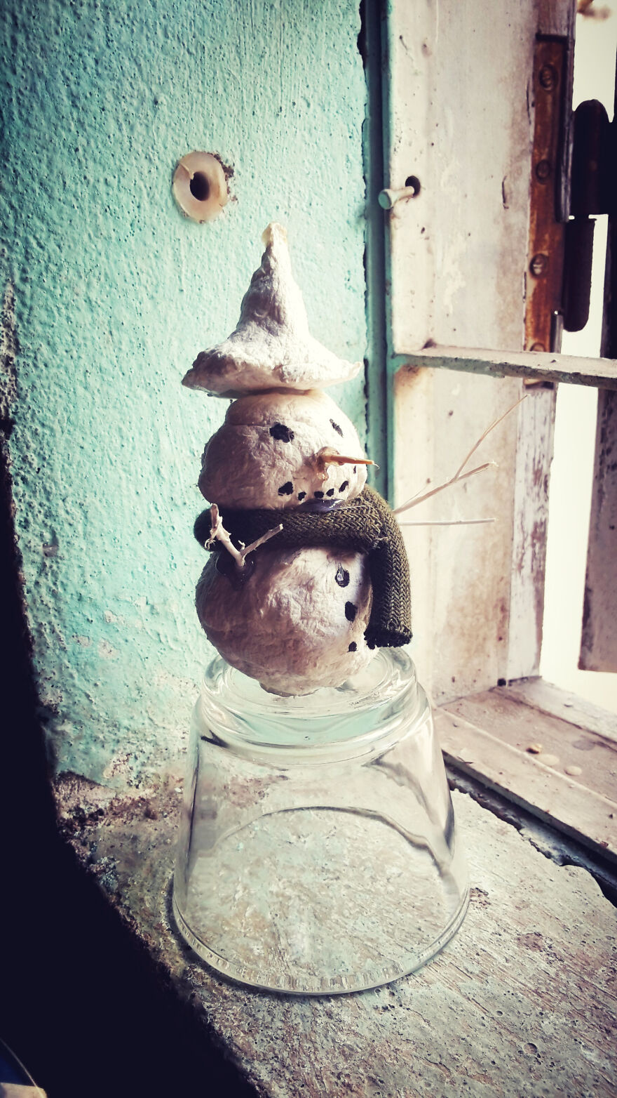 I Made Him Out Of Toilet Paper And A Piece Of Shoe String