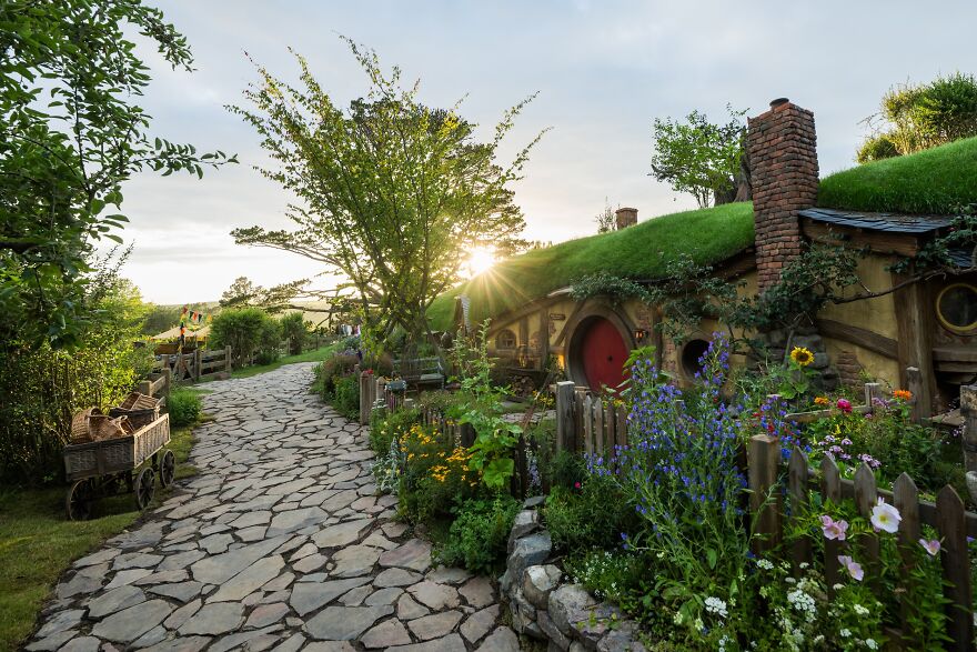 Venturing Into Hobbiton's First Ever Hobbit Hole