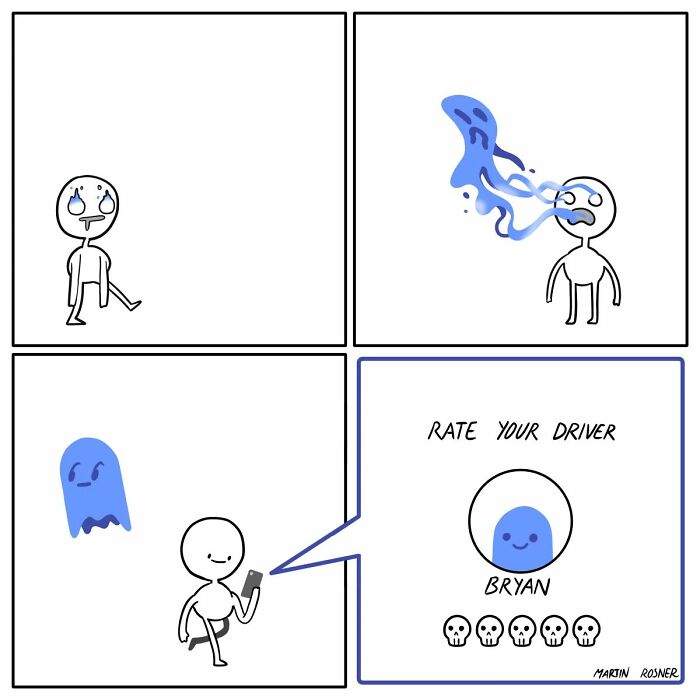 Dark And Absurd Comics By Martin Rosner Will Surely Make You Laugh Out Loud (New Pics)