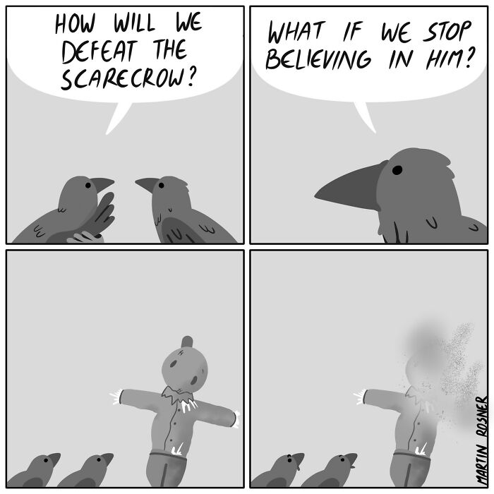 Dark And Absurd Comics By Martin Rosner Will Surely Make You Laugh Out Loud (New Pics)