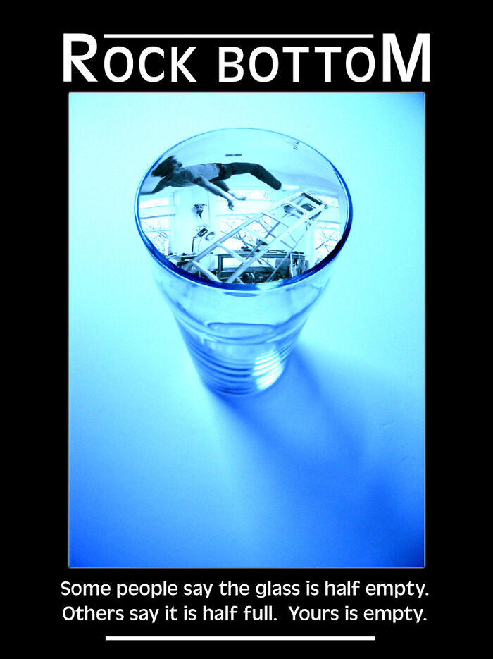 Designers Are Challenged To Create Demotivational Posters And Here Are The "Worst"