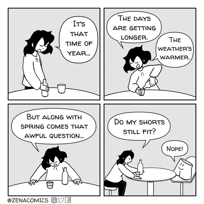 A Comic About Not Fitting In Shorts