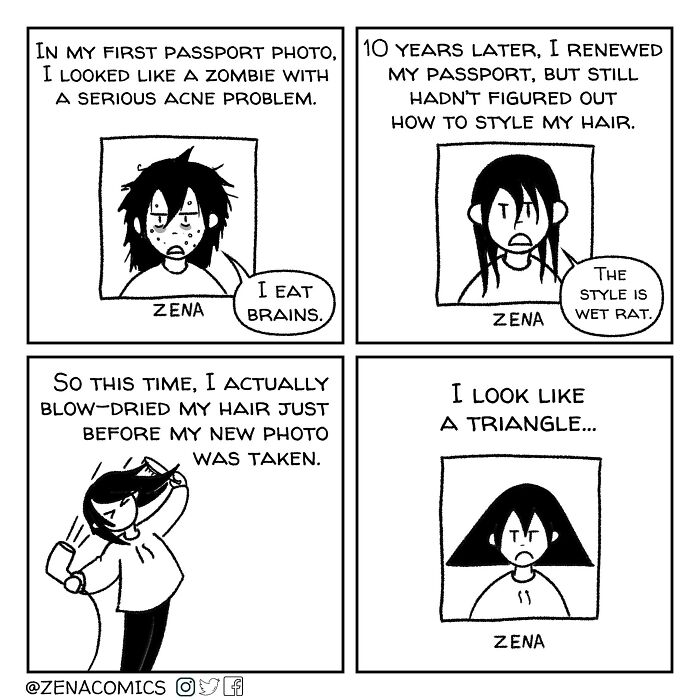 A Comic About A Passport Picture