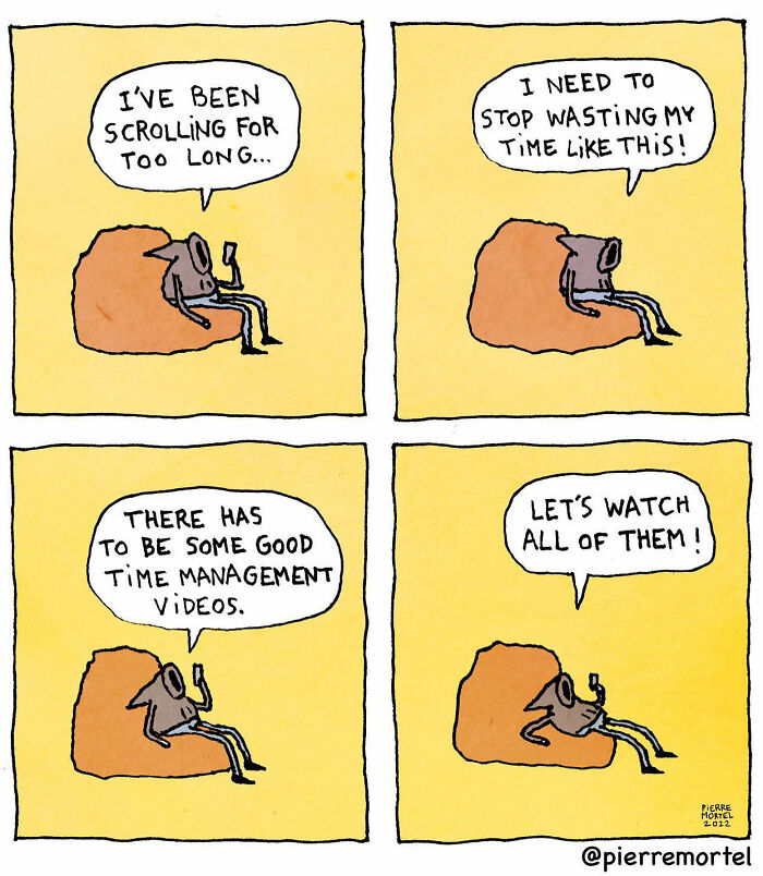 A Comic About Scrolling For Too Long