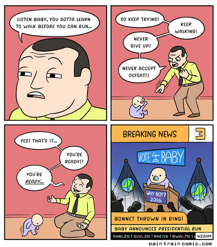 A Comic About Learning To Walk