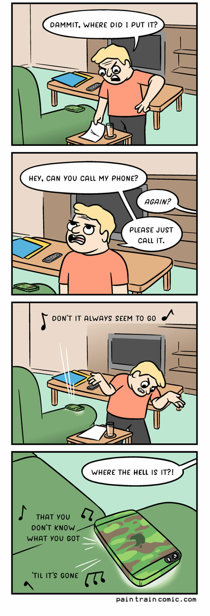 A Comic About A Lost Phone