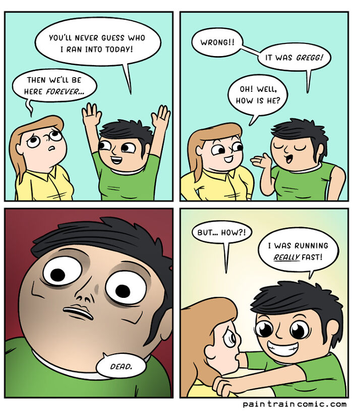 A Comic About Running Into Gregg