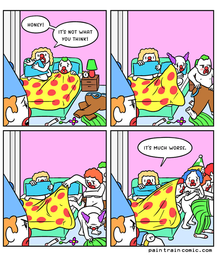 A Comic About A Cheating Clown