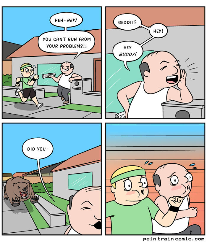 A Comic About Running From Your Problems