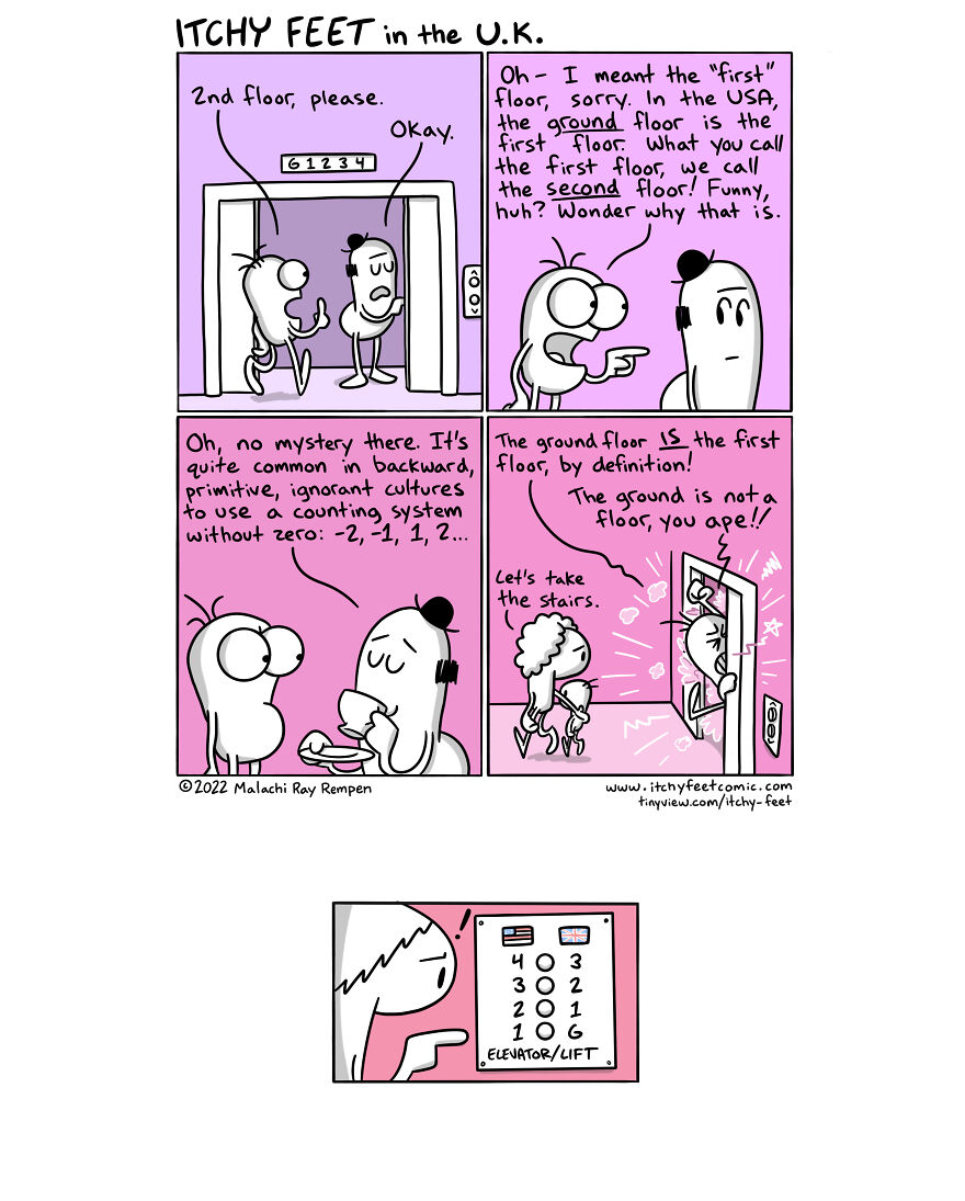 Hilarious Comics Depict Culture Differences Between Different Countries