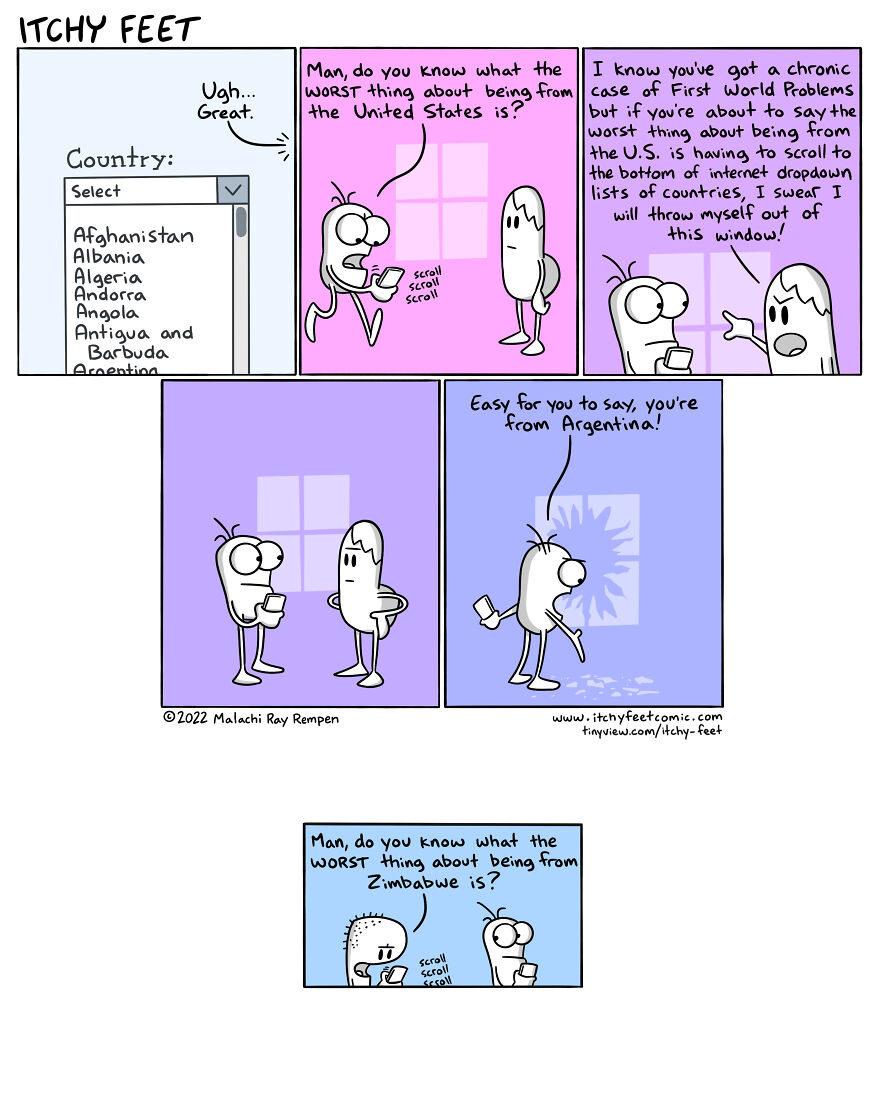 Hilarious Comics Depict Culture Differences Between Different Countries