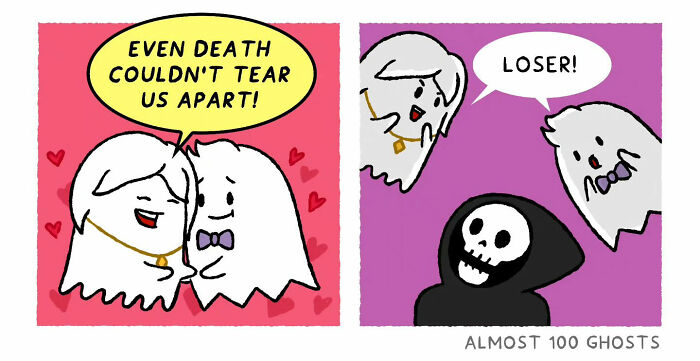 Almost 100 Ghosts Comics