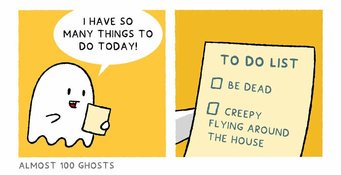 Almost 100 Ghosts Comics