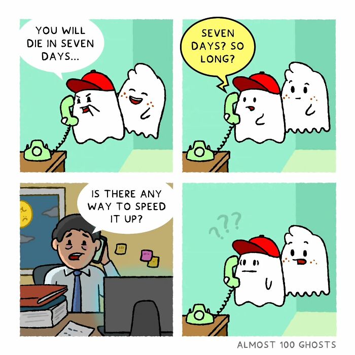 Almost 100 Ghosts Comics