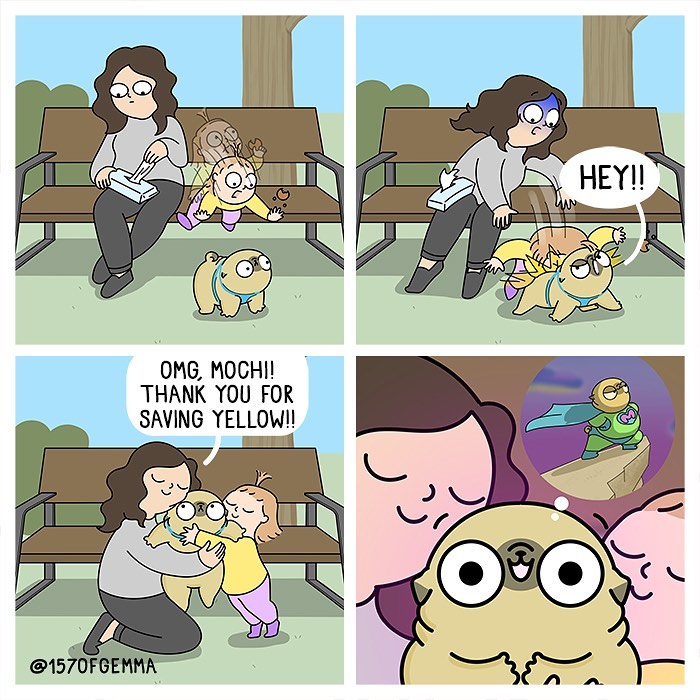 How It Looks To Live With A Dog Perfectly Captured In Hilarious Comics (New Pics)