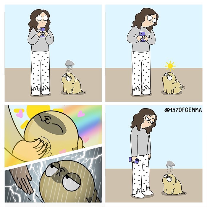 How It Looks To Live With A Dog Perfectly Captured In Hilarious Comics (New Pics)