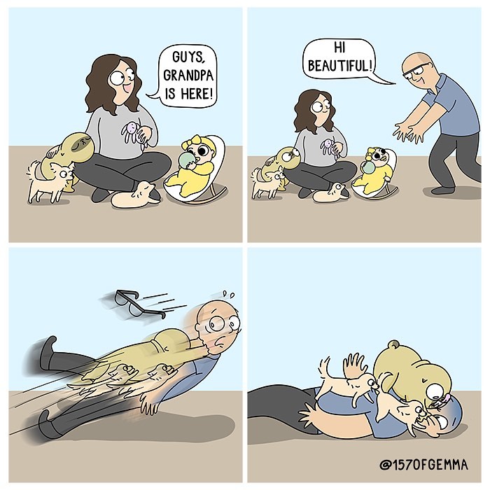 How It Looks To Live With A Dog Perfectly Captured In Hilarious Comics (New Pics)