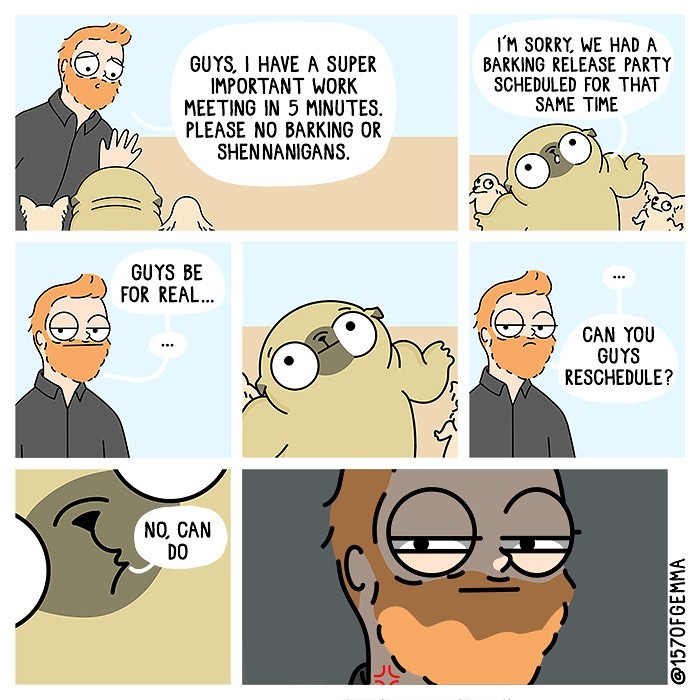 How It Looks To Live With A Dog Perfectly Captured In Hilarious Comics (New Pics)