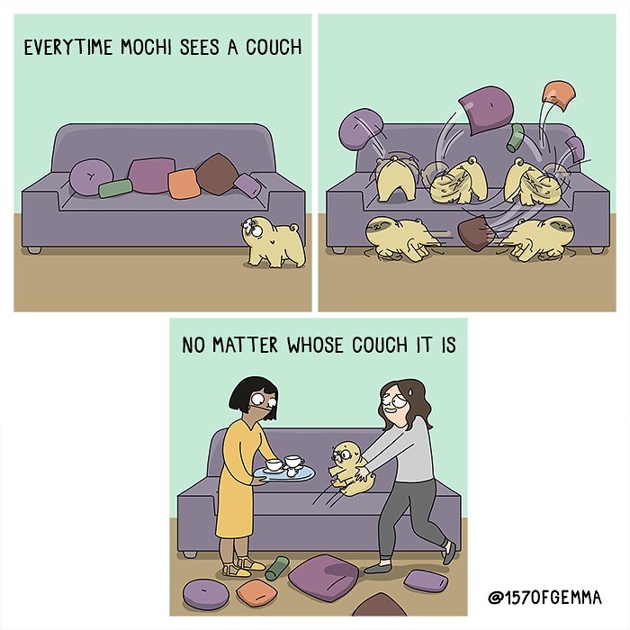 How It Looks To Live With A Dog Perfectly Captured In Hilarious Comics (New Pics)