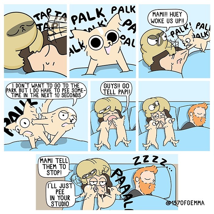 How It Looks To Live With A Dog Perfectly Captured In Hilarious Comics (New Pics)
