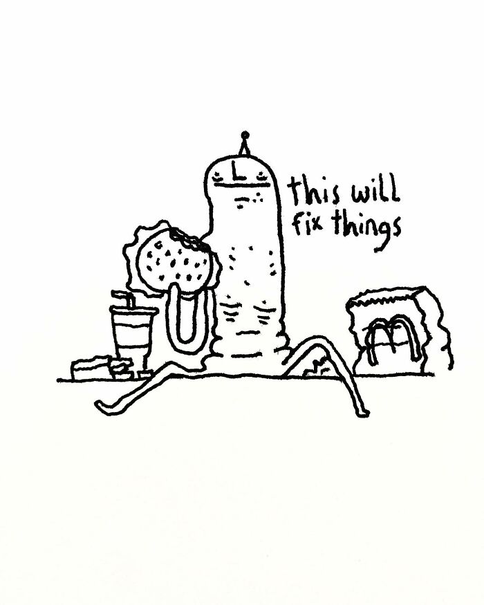 I Make Drawings For Sad People