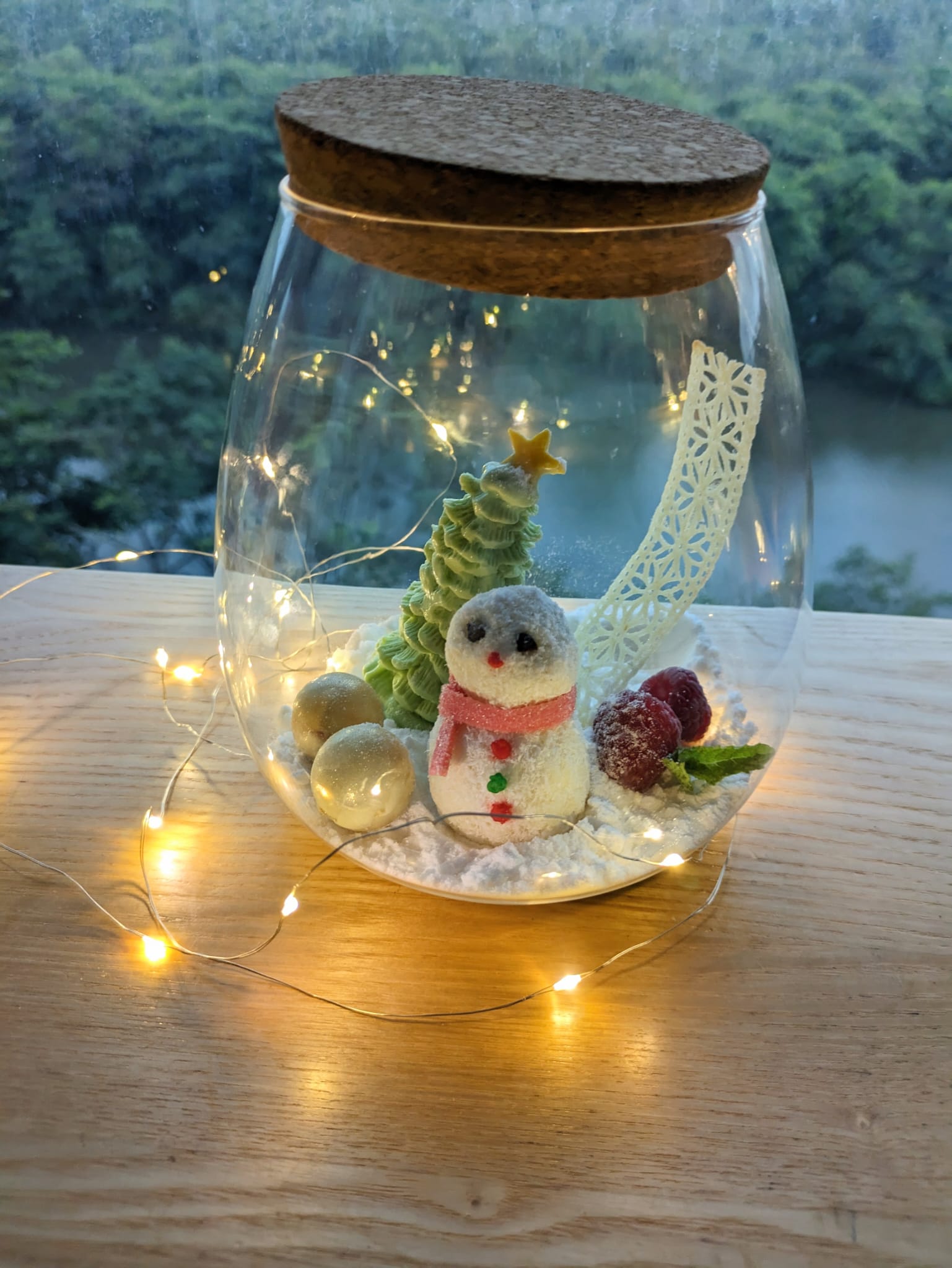 Presenting ‘Winter Wonderland Dessert ‘ ⛄❄️🎄